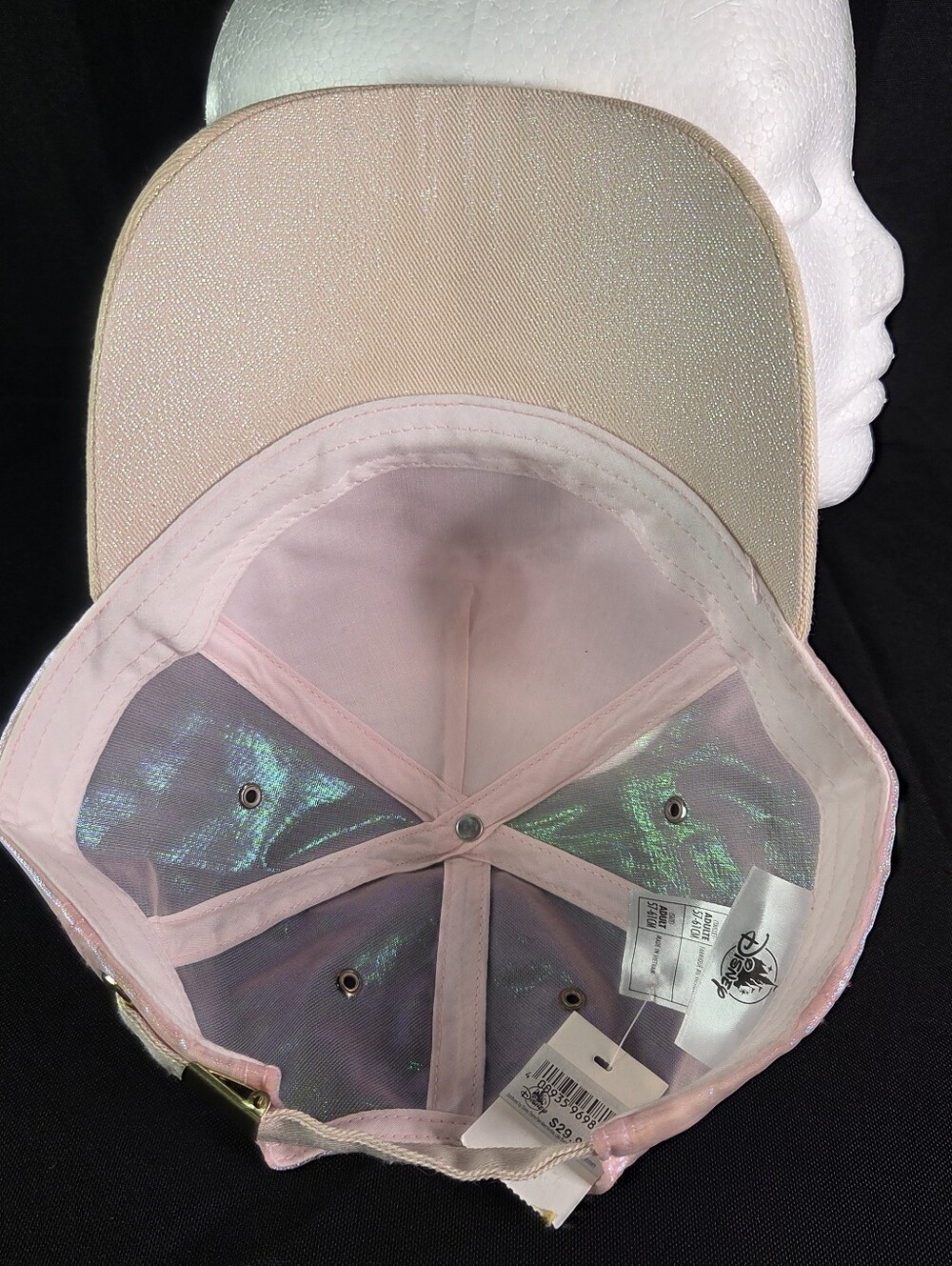 Walt Disney World 50th Anniversary Celebration Cinderella Castle Iridescent Hat - Picture 6 of 7